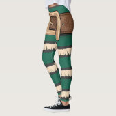 Feestelijke Groene Elf Kostuum Leggings - Vakantie (Links)