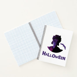 Feestelijke Halloween Mexicaanse Meisje Design Notitieboek