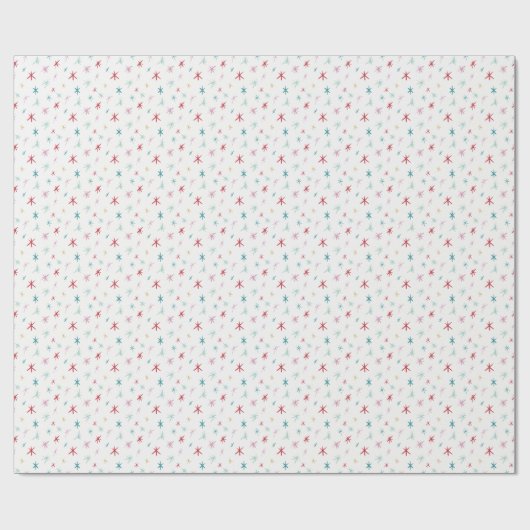 FEESTELIJKE hand getekende ster schitteren moderne Cadeaupapier (Vlak)