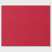 Feestelijke Hand Getrokken Rode Roze Polka Dot Ker Cadeaupapier (Vlak)
