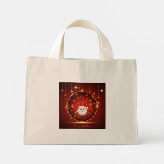 Feestelijke handtas: vakantiecharme in Eve Mini Tote Bag (Achterkant)