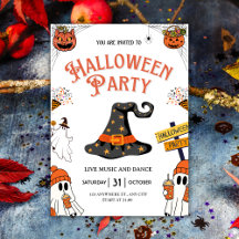 Feestelijke heks Pet & spoken Halloween Party