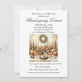 Feestelijke herfst familie vrienden Thanksgiving Kaart (Voorkant)