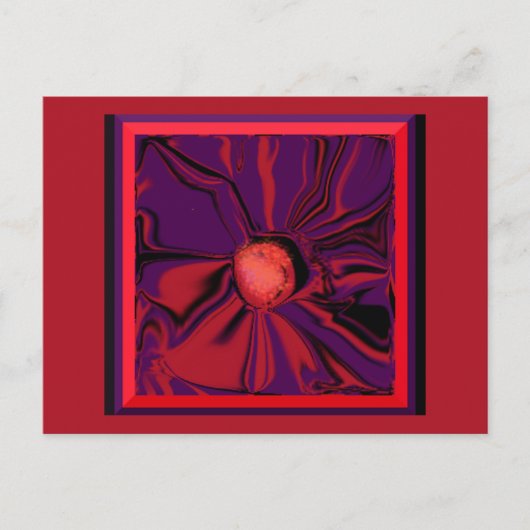 Feestelijke Herfst Flower Briefkaart (Voorkant)