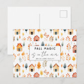 Feestelijke herfst laat House Realty promotioneel Briefkaart (Voorkant / Achterkant)