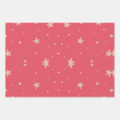 Feestelijke Hot Cocoa Mok 3-Pack Kerstcadeau Wrap Inpakpapier Vel (Voorkant 2)