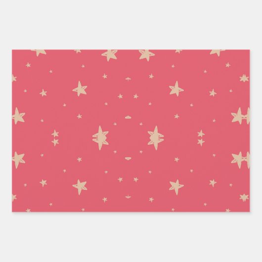 Feestelijke Hot Cocoa Mok 3-Pack Kerstcadeau Wrap Inpakpapier Vel (Voorkant 2)