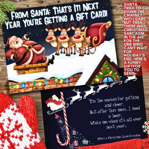 Feestelijke Humor Funny Sarcastic Christmas Kaart