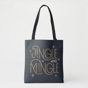 Feestelijke Jingle en Mingle Holiday Design Draagtas