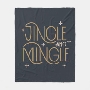 Feestelijke Jingle en Mingle Holiday Design Fleece Deken