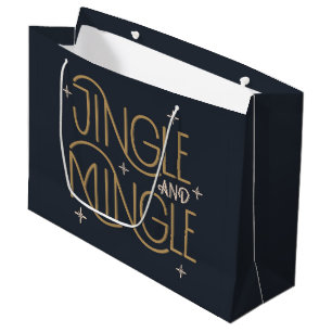 Feestelijke Jingle en Mingle Holiday Design Groot Cadeauzakje