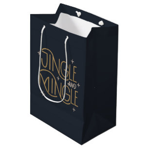Feestelijke Jingle en Mingle Holiday Design Medium Cadeauzakje