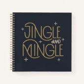 Feestelijke Jingle en Mingle Holiday Design Notitieboek (Voorkant)