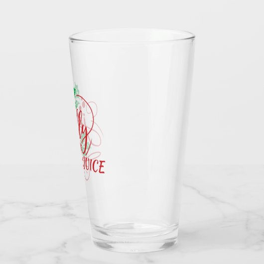 Feestelijke Jolly Juice Christmas Cheer Beer Glass Glas (Links)
