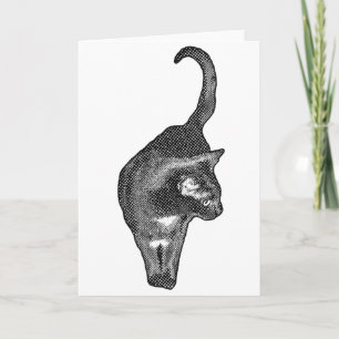 Feestelijke Katten Groet Kaart