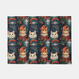 Feestelijke Kattenvakantie Deurmat