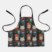 Feestelijke Kattenvakantie Schort (Voorkant)