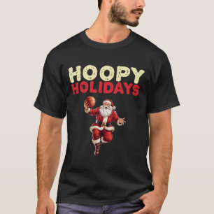 Feestelijke Kerst Basketbal Santa 2 T-shirt