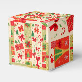 feestelijke kerst bedankdoosjes (Voorkant Zijde)