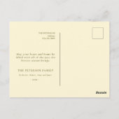 Feestelijke Kerst Berry Krans Joy Briefkaart (Achterkant)