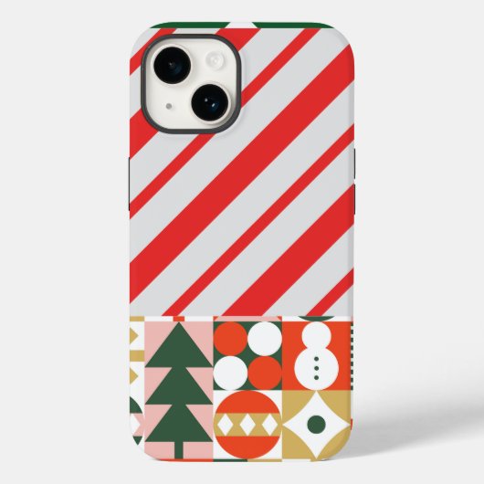 feestelijke kerst Case-Mate iPhone case (Achterkant)