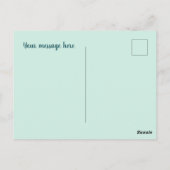 Feestelijke Kerst Engel toevoegen bericht Briefkaart (Achterkant)