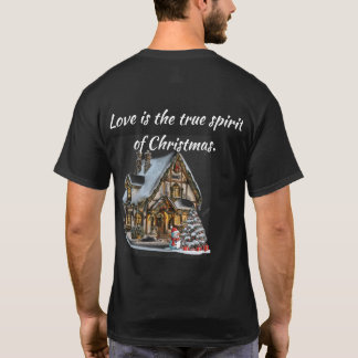 Feestelijke Kerst Gedrukt T-shirt – Holiday Cheer