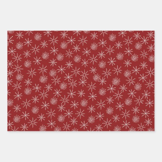 feestelijke kerst inpakpapier vel (Voorkant)