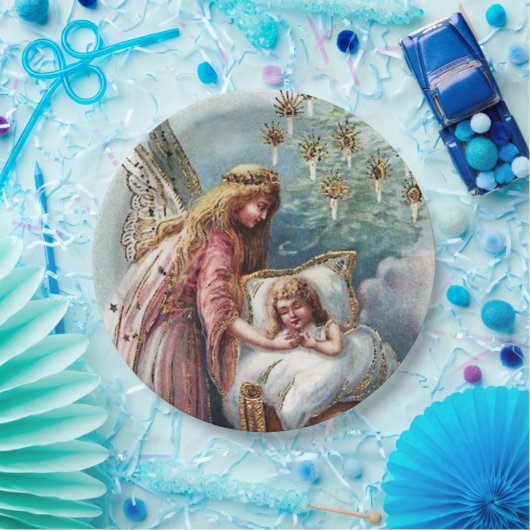 feestelijke kerst-kerstfeestdag papieren bordje (Feest)