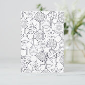 Feestelijke Kerst kinder kleurstof Kaart (Staand voorkant)