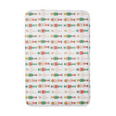 Feestelijke kerst Notenkraker Kerstmis Badmat (Voorkant Verticaal)