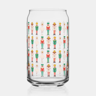 Feestelijke kerst Notenkraker Kerstmis Blikvorm Glas