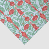 Feestelijke Kerst Ornamenten Patroon Tissuepapier (Detail)