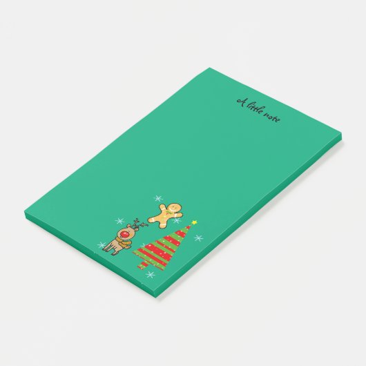 feestelijke kerst post-it® notes (Schuin)