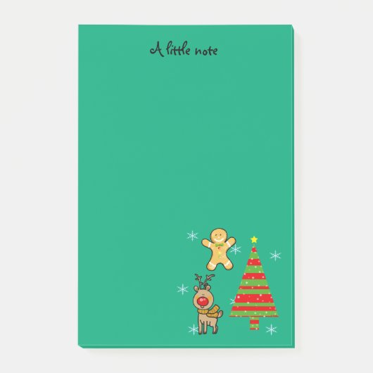 feestelijke kerst post-it® notes (Voorkant)