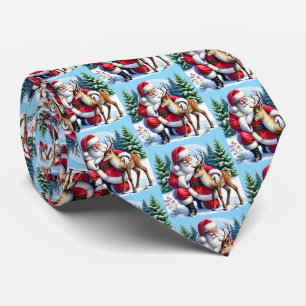 Feestelijke Kerst rendier Sinterklaas Stropdas