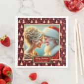 Feestelijke Kerst Servetten Rood Goud Groen Ontwer (Insitu)