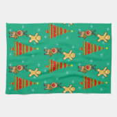 feestelijke kerst theedoek (Horizontaal)