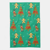 feestelijke kerst theedoek (Verticaal)