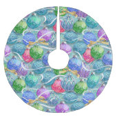 Feestelijke Kerstballen Kerstboom Rok (Voorkant)