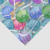 feestelijke kerstballen tissuepapier (Detail)