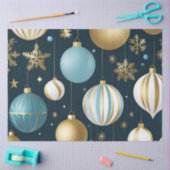 Feestelijke kerstballen tissuepapier (Craft)