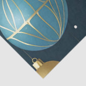 Feestelijke kerstballen tissuepapier (Detail)