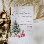 Feestelijke Kerstboom & Cadeaus Kerstfeest Kaart