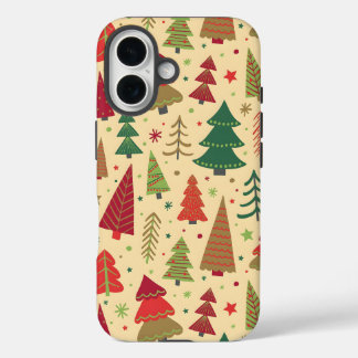 Feestelijke kerstboom iPhone hoesje