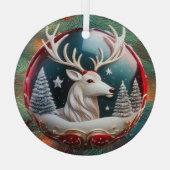 Feestelijke kerstboom Ornament (Achterkant)