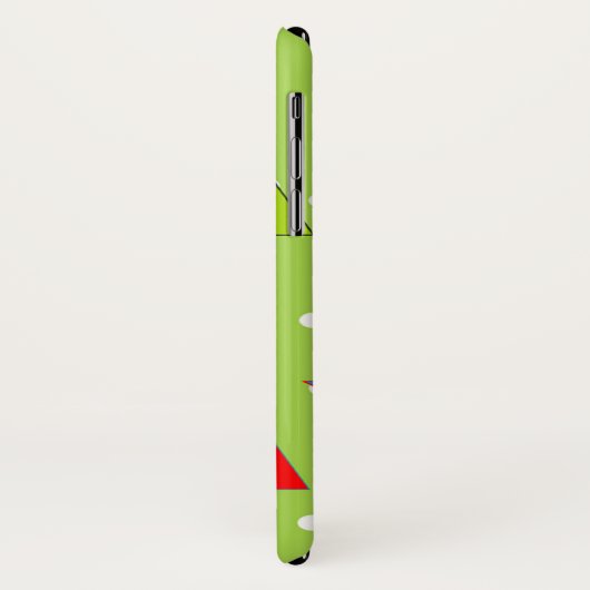 Feestelijke kerstboomprint Case-Mate iPhone case (Achterkant/links)