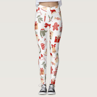Feestelijke Kerstbroeken voor Vrouwen Leggings