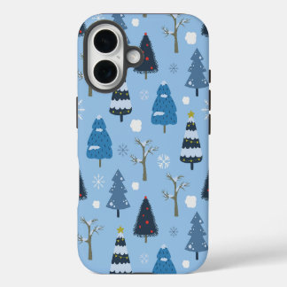 Feestelijke kerstcollectie iPhone / iPad hoesje iPhone 16 Hoesje