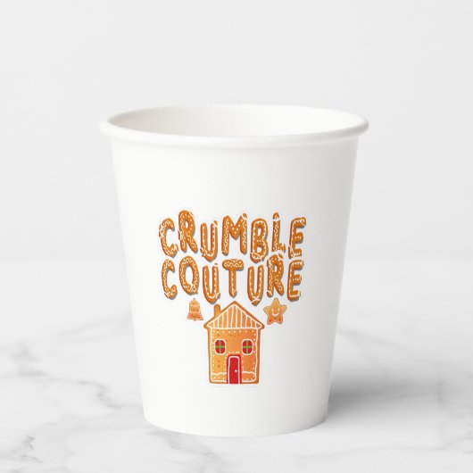 Feestelijke Kerstfeest Drinkware Papieren Bekers (Voorkant)